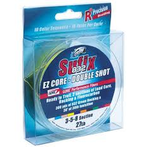SUFIX 832 - EZ CORE - DOUBLE SHOT WITH GORE (5-5-10 SECTION) 27 LB.-High Falls Outfitters