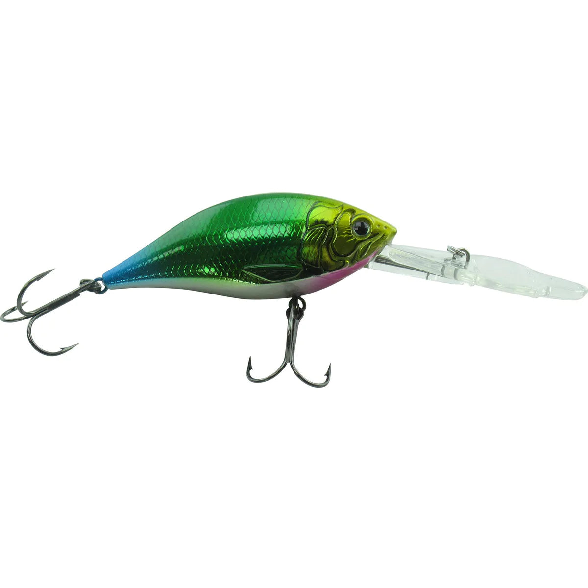cheap sunglasses fishing lure Nippers Readers Black Matte / Green Mirror / +2.00 / Bajo Why It Works Freedom Ultra Diver Shad -