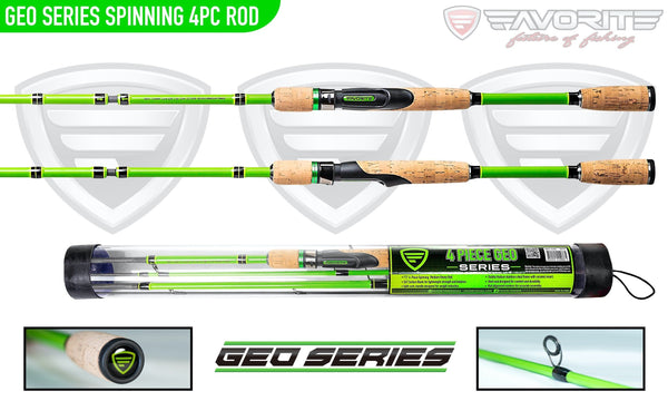 Viridian Geo Series 4pc Spinning Rod