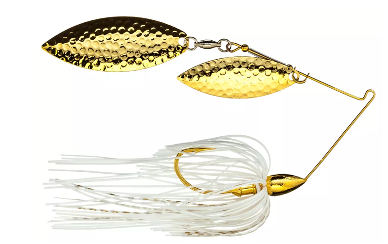 WAR EAGLE DOUBLE WILLOW GOLD FRAME HAMMERED SPINNERBAIT - Tackle Depot