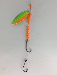 Jiggernaut Tackle Steel Worm Harness   Blade Size 4   Hook Size 2