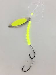 Jiggernaut Tackle Steel Worm Harness   Blade Size 4   Hook Size 2