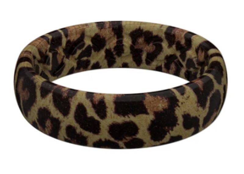 Groove Life Silicone Ring Thin Leopard Ladies Size 9