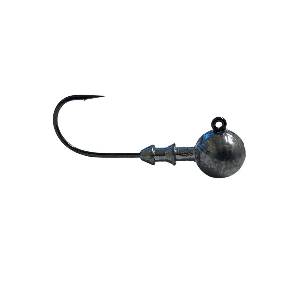 Great Lakes Finesse Stealth Ball Jig Heads Raw 1/0 / 3/16oz