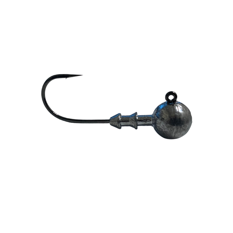 Great Lakes Finesse Stealth Ball Jig Head Matte Brown / 1/16oz. 1/0