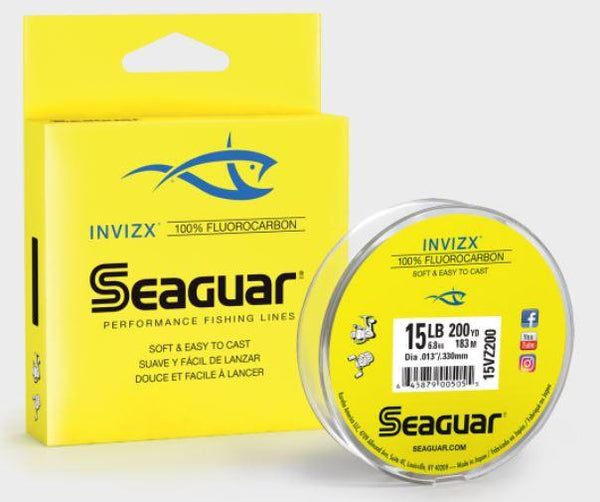 Seaguar InvizX Fluorocarbon Fishing Line 8 lb / 200yd