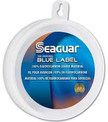 SEAGUAR BLUE LABEL FLUOROCARBON LEADER MATERIAL-High Falls Outfitters