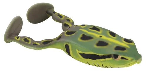 SPRO Flappin' Frog 65 Hollow Body Topwater Paddle Leg Frog 2 1/2 inch, 5/8 ounce