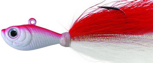 SPRO BUCKTAIL JIG 1/2OZ RED WHITE - Tackle Depot