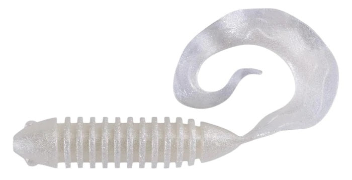 Spro Wave Tail Grub 4.25" Pearl White
