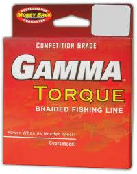 GAMMA TORQUE BRAIDED FISHING LINE    GREEN