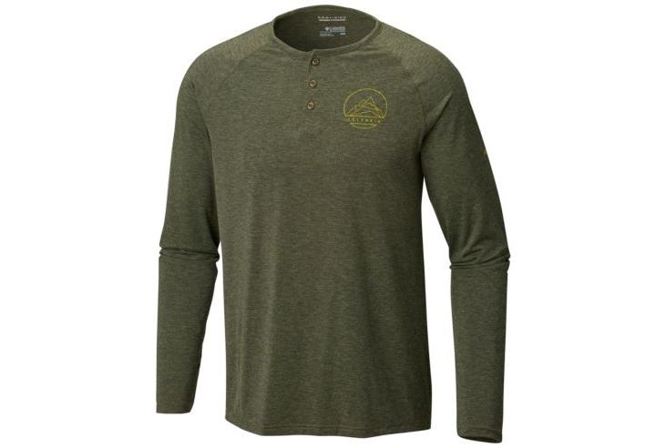 COLUMBIA - TRAIL SHAKER III LONG SLEEVE HENLEY BUTTON