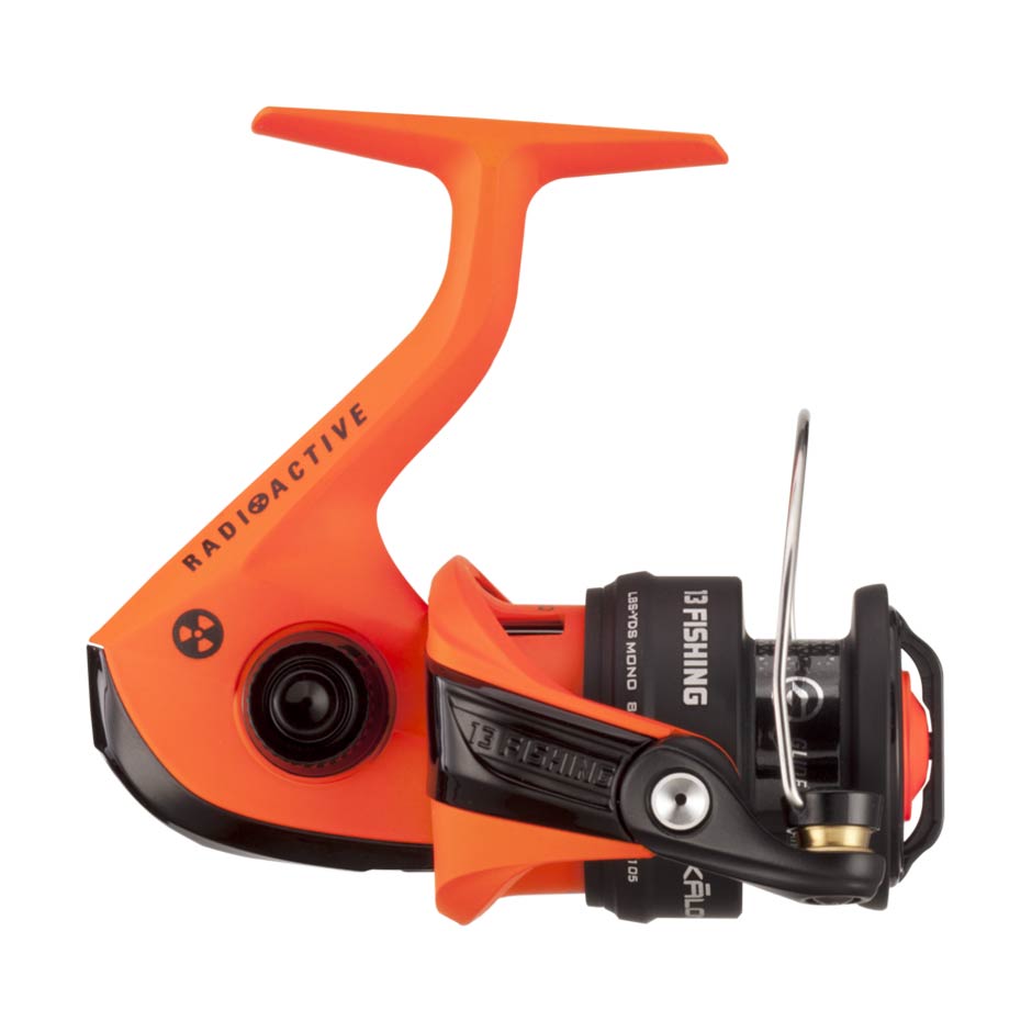 13 Fishing Kalon Radioactive Orange Spinning Reel 3.0