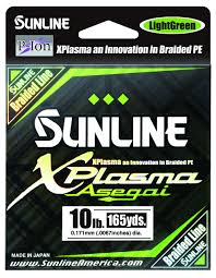 SUNLINE XPLASMA ASEGAI BRAIDED LINE  165 YDS