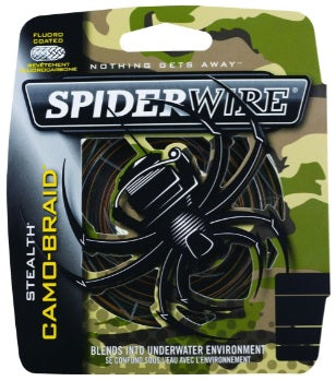 SpiderWire Stealth® Smooth8 x8 PE Braid Blue Camo 0,33 mm 38,1 kg-83 lbs  150 m - Muziker