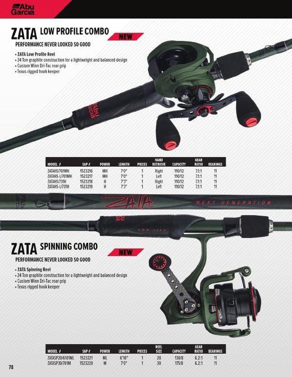 Abu garcia zata spinning combo discount