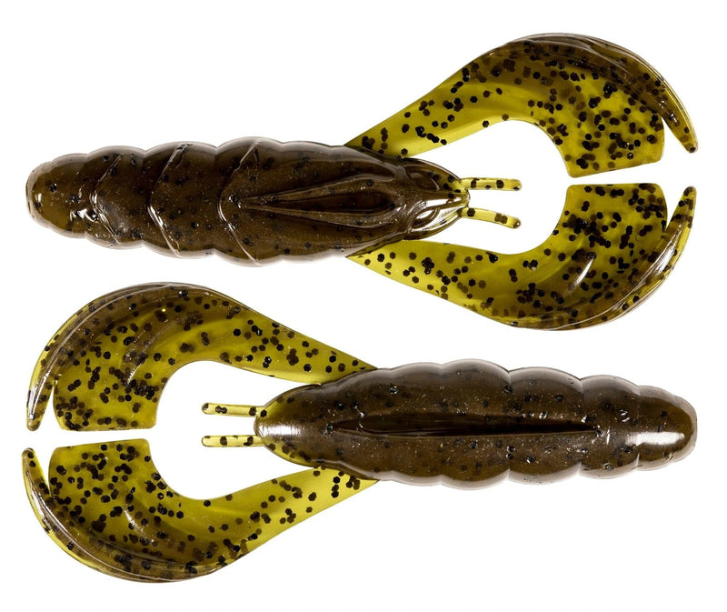 Z-Man Hella CrawZ 3 3/4 inch Soft Plastic Craw 3 pack Green Pumpkin