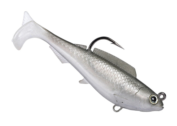 Z-Man HerculeZ Top Hook Soft Swimbait 5 " Shiner