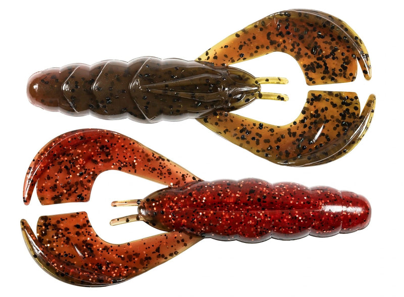 Z-Man Hella CrawZ 3 3/4 inch Soft Plastic Craw 3 pack Hot Craw