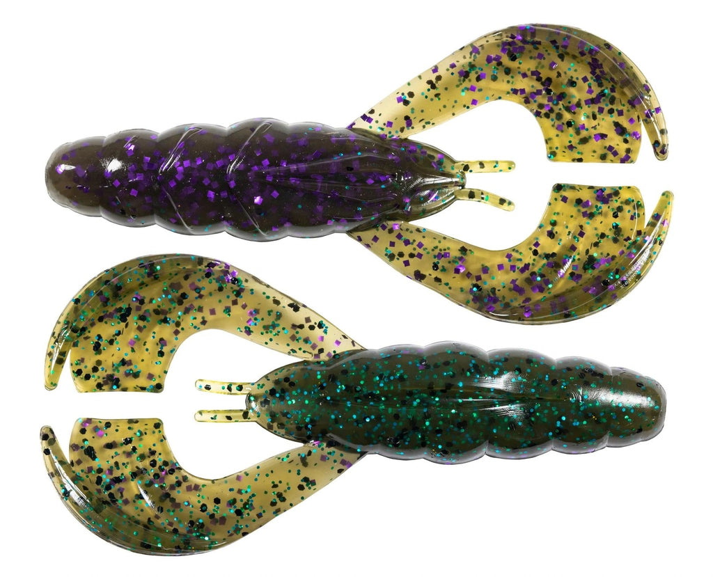 Z-Man Hella CrawZ 3 3/4 inch Soft Plastic Craw 3 pack Sprayed