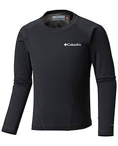 COLUMBIA - BASELATER HEAVYWEIGHT OMNI HEAT - LONG SLEEVE HALF ZIP- BLUE