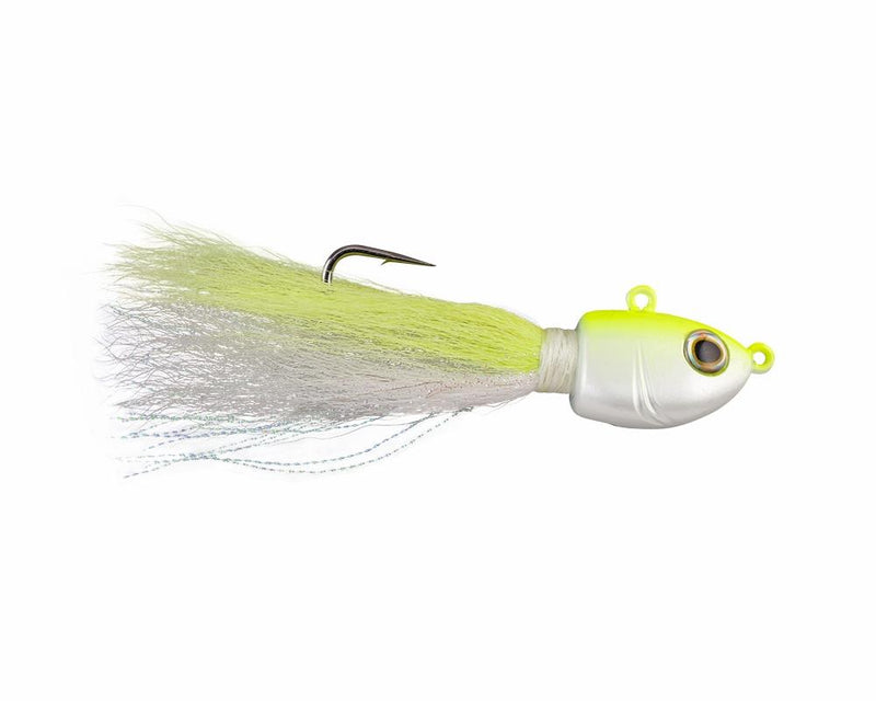 BERKLEY - FUSION 19 BUCKTAIL JIG White CHARTRUESE / 1/4oz