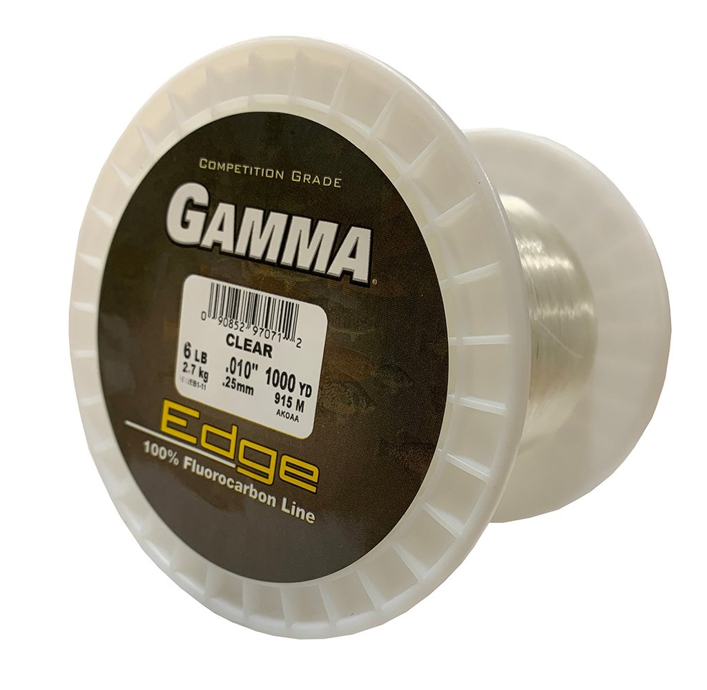 GAMMA EDGE 100% CLEAR FLUOROCARBON LINE 500 YRD - Tackle Depot