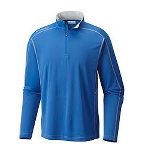 Columbia Low Drag 1/4 Zip Shirt Vivid Blue