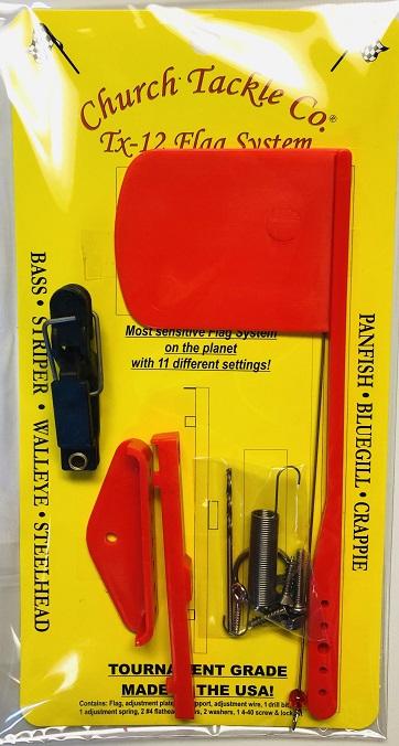 SYSTÈME DE DRAPEAU CHURCH TACKLE CO. TX-12