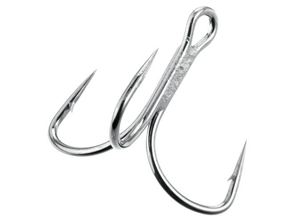 Fishing Hook Treble Hooks 50pcs High Carbon Treble Hooks Super Sharp Solid Size  2 4 6 8 10 12 Triple Barbed Steel Fish Hook (Black, 8#-50pcs) : :  Home & Kitchen