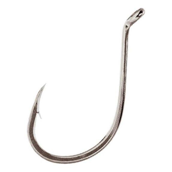 THKFISH Fishing Offset Worm Hooks EWG-Offset Fishing Hooks Round Bend  Offset Worm Hooks Wide Gap Hooks with Barbed Shank 100PCS/50PCS #2#1 1/0  2/0