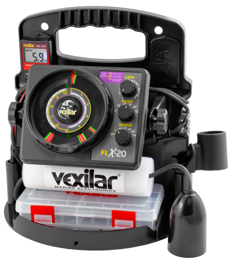 Vexilar Pro Pack FlX20 W/12 Degree Ice Ducer & DD-100