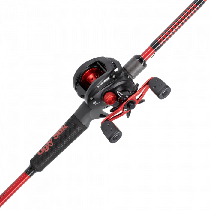 Ugly Stik Carbon Low Profile Baitcast Reel and Fishing Rod Combo 6'6" - Medium