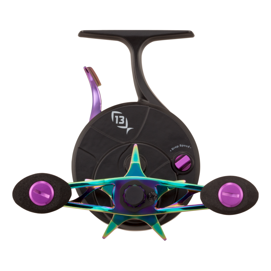 13 fishing purple reel A-13 Krazy 3 Series and enhanced durability 13 Fishing 13 Fishing Modus