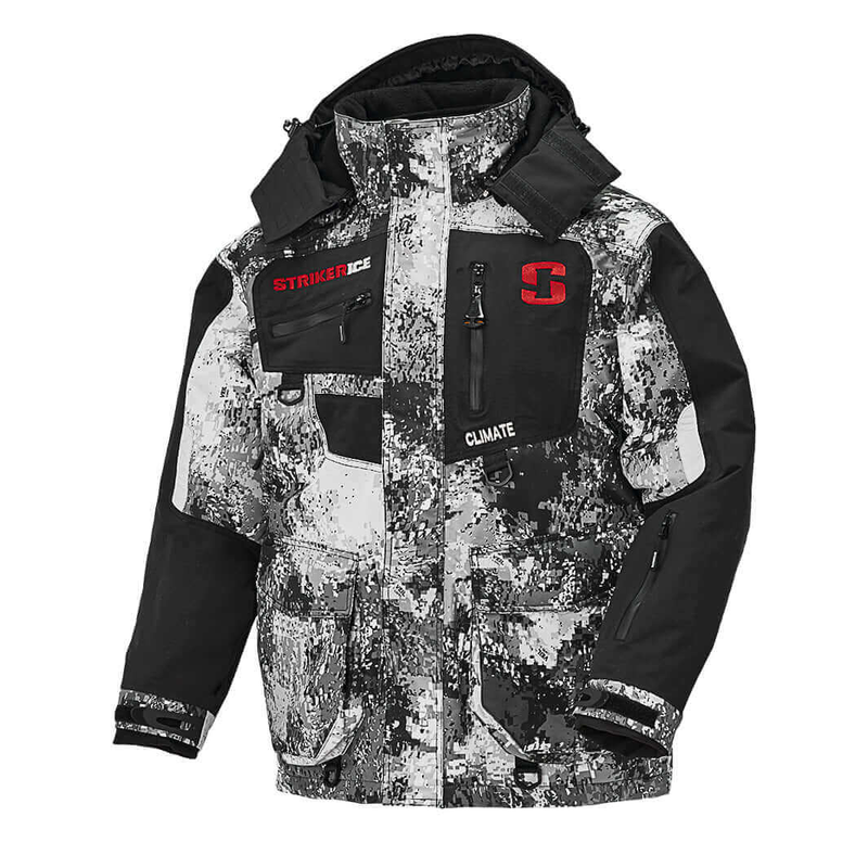 Striker Climate Ice Fishing Jacket Veil Stryk Camo