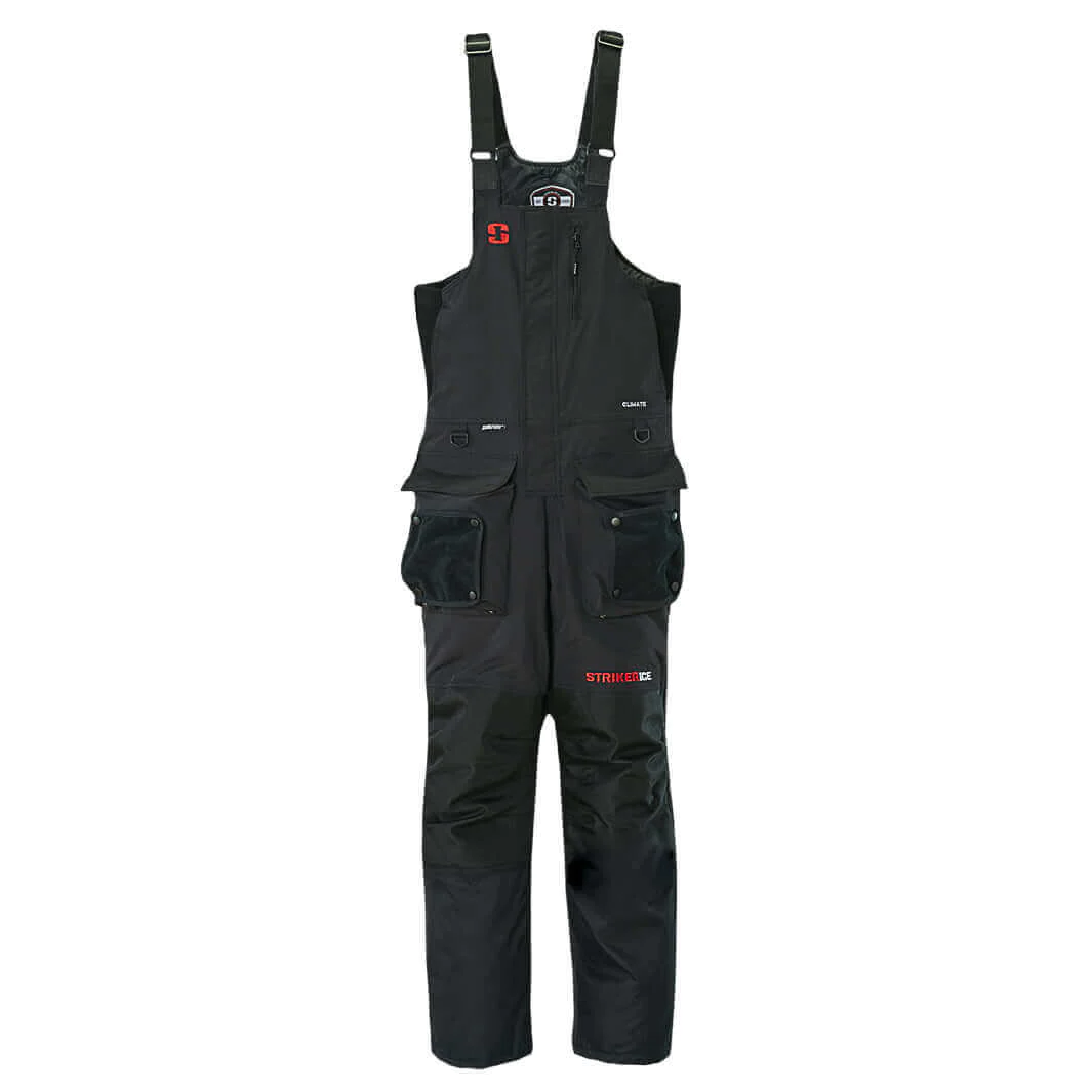 Ice Fishing Suit, Ice Fishing Bib and Jacket, Suit / Black Gray / L