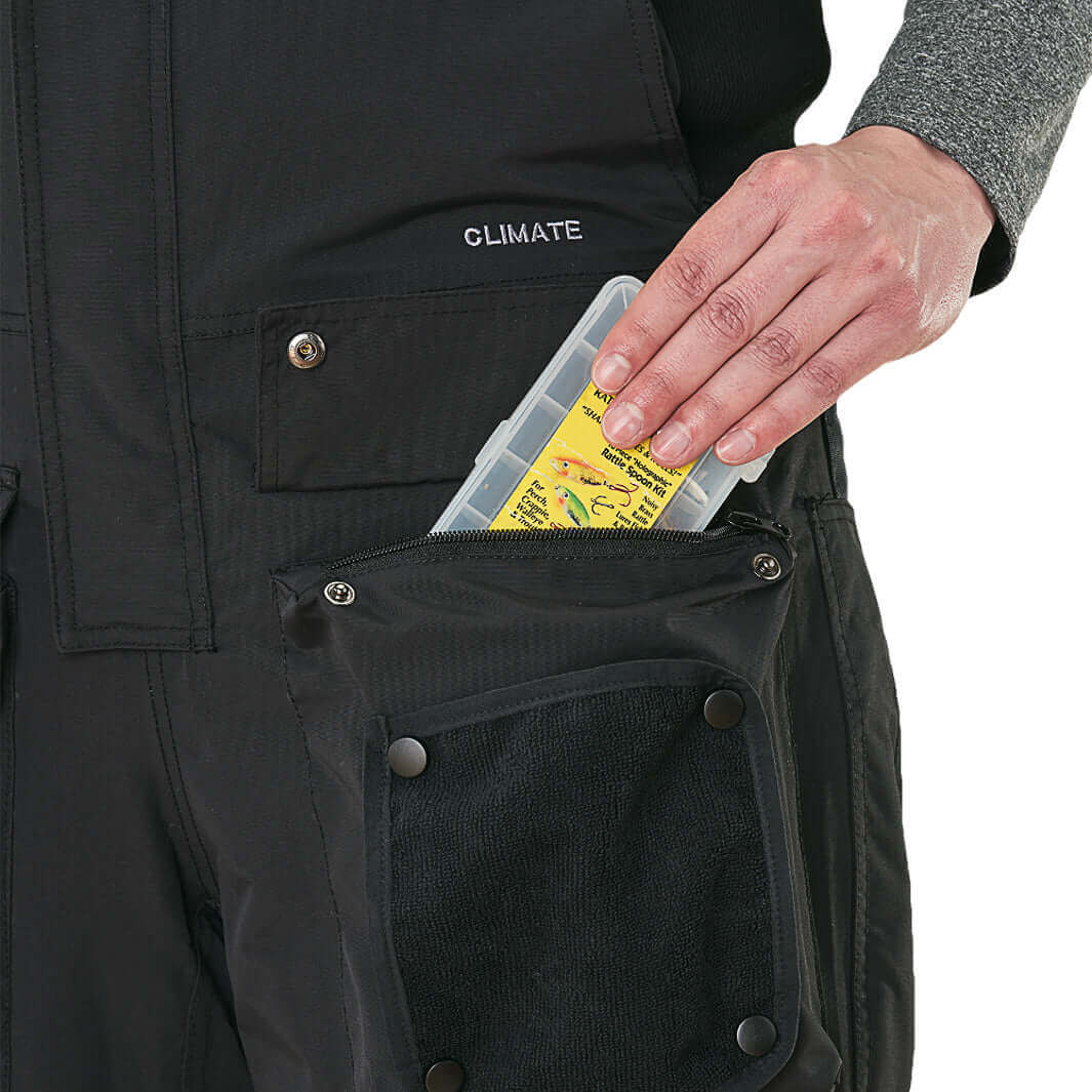 Salopette de pêche sur glace Striker Climate noire