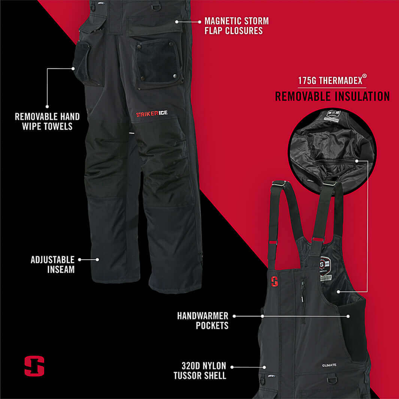 Striker 2025 ice bibs