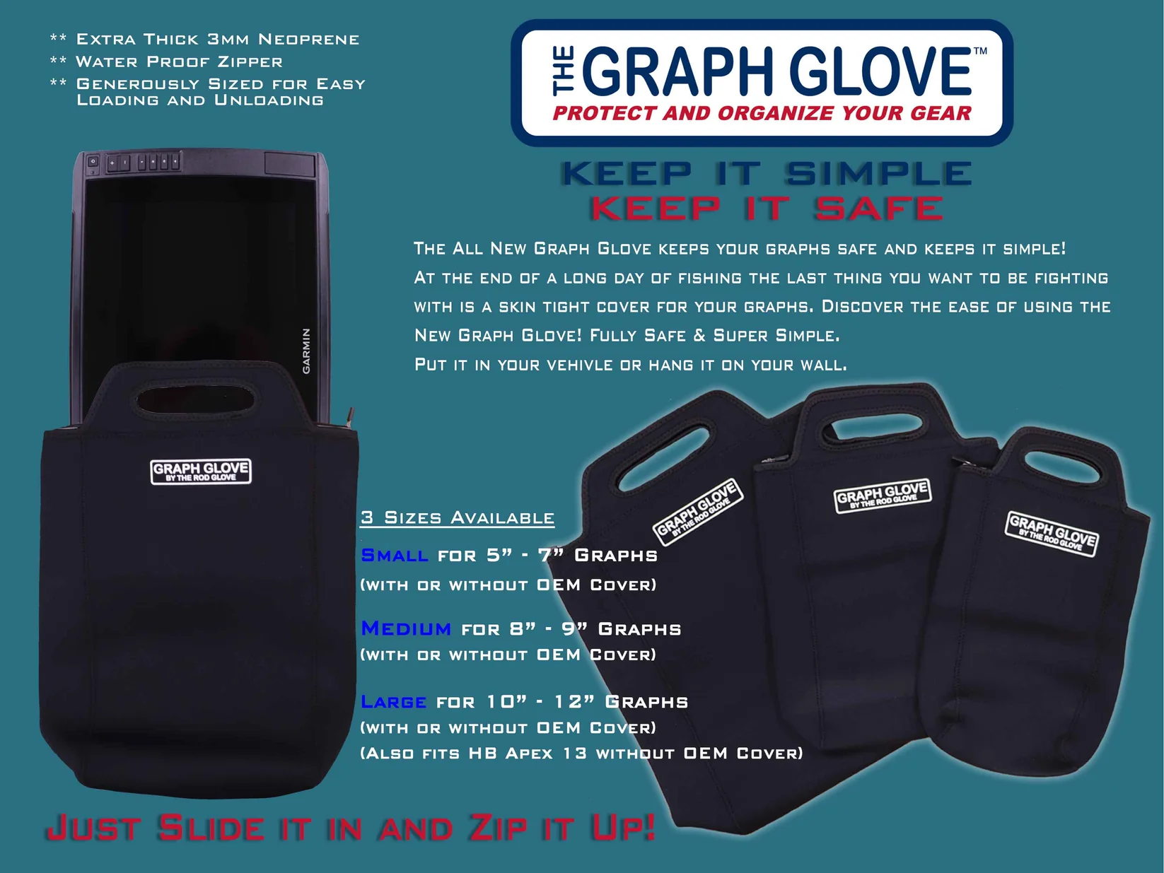 Gant graphique par The Rod Glove