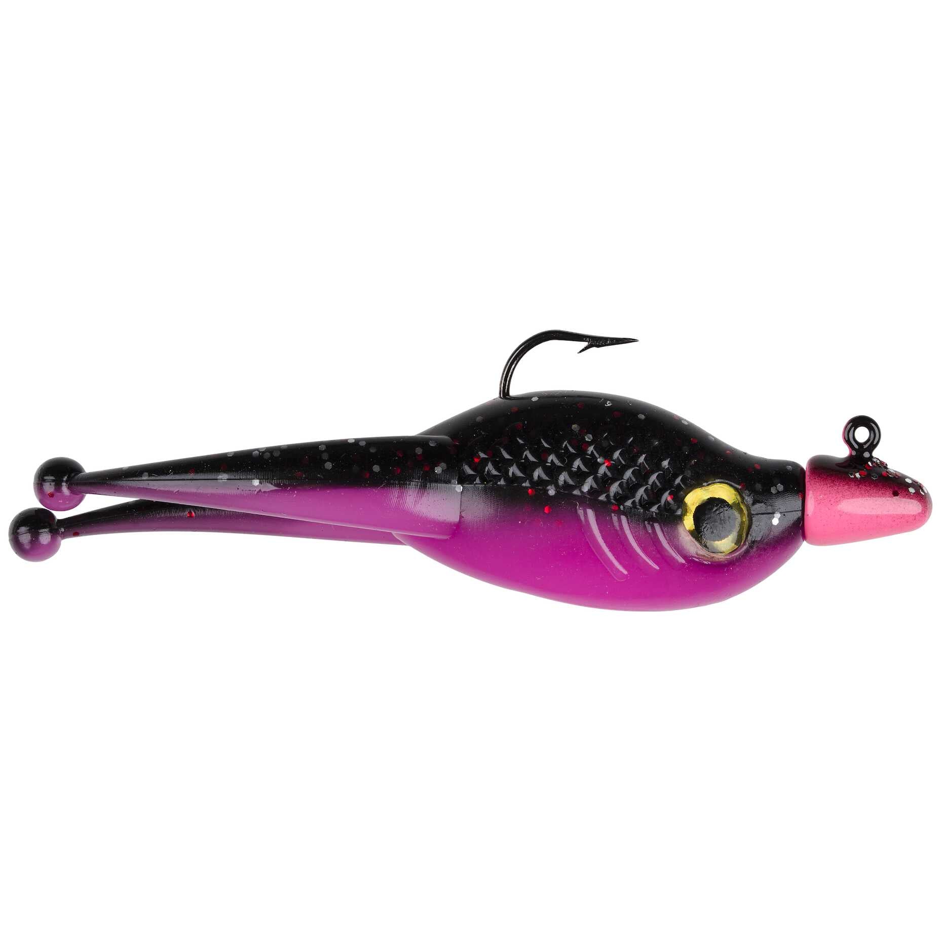 Têtes plombées pré-montées Strike King Mr. Crappie Scizzor Shad, pack de 3