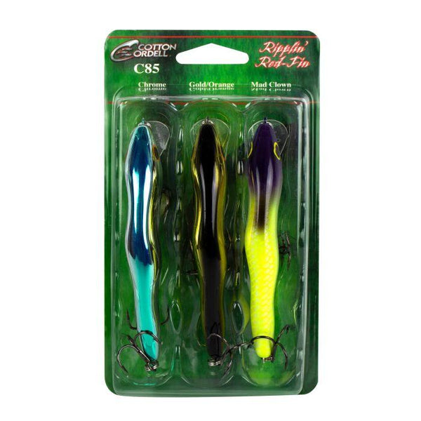 3PK COTTON CORDELL RIPPLIN RED-FIN