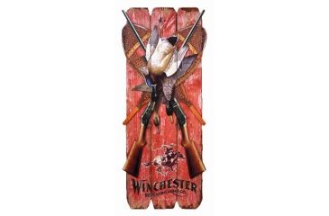 RIVERS EDGE - ROCKIN' W BRAND - WINCHESTER - « SUCCESSFUL HUNTER » - PANNEAU EN BOIS - 34" X 14"