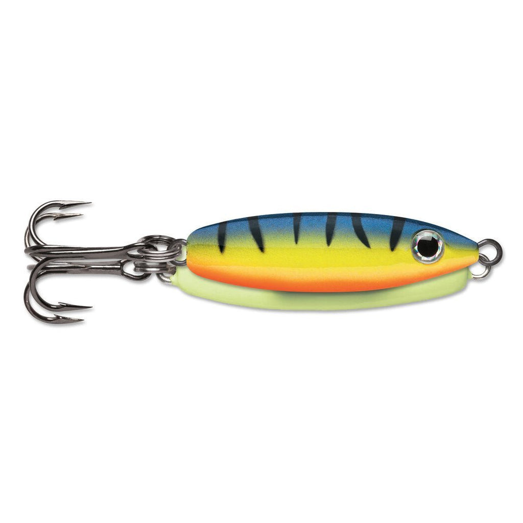 VMC RATTLE SPOON 1/4OZ GLOW HOT PERCH - Tackle Depot